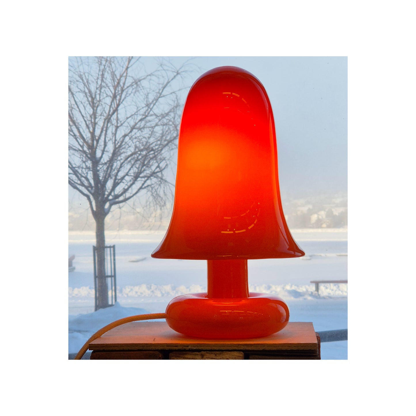 Lampa, orange